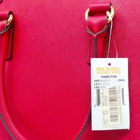 Michael Kors Hamilton Large NS Saffiano Tote Chile - Picture 6 of 11